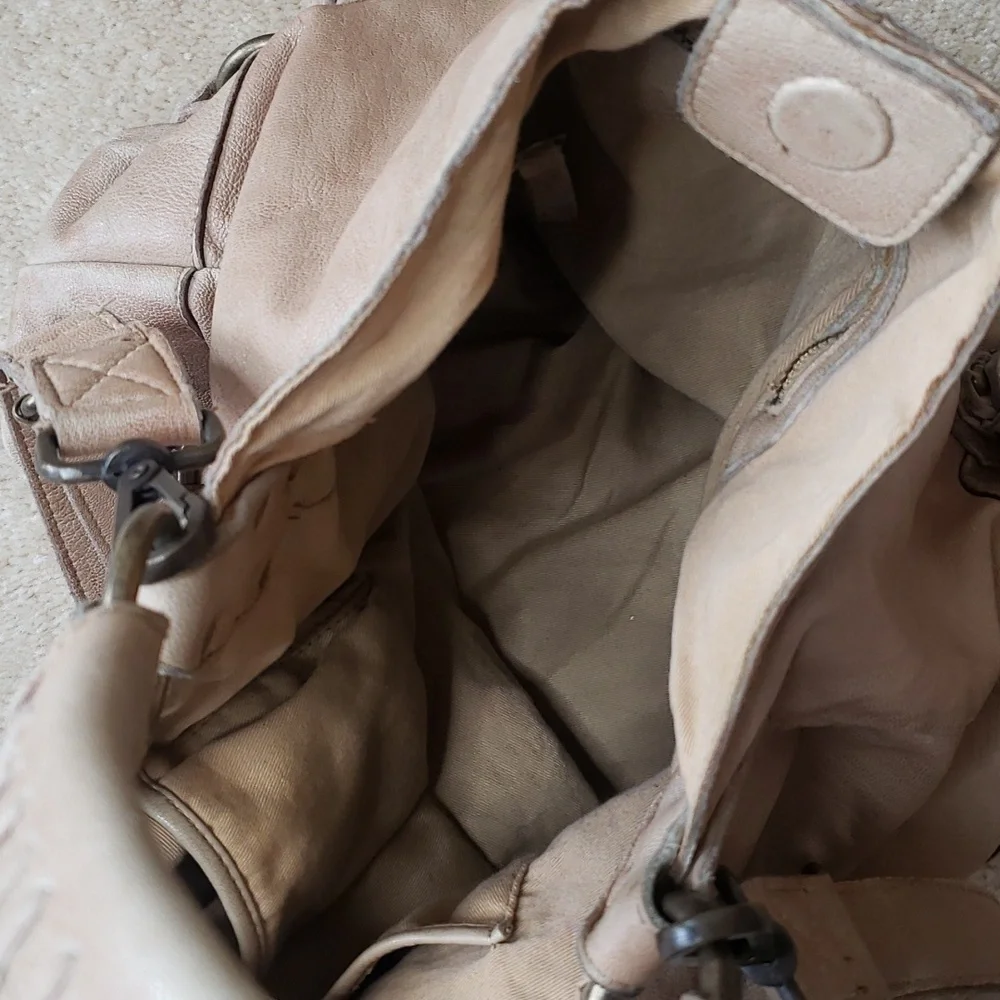 Tano Adjustable Leather Hobo Shoulder Satchel Bucket Bag